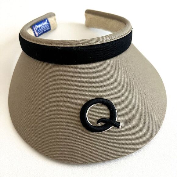 Imperial Tan with Black Q Visor with Terry Cloth Head Band - Picture 1 of 4